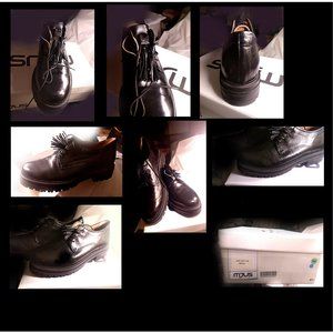 New Rare/Unique Unisex Fashion High Grade Genuine Calfskin Leather Shoes, Italy